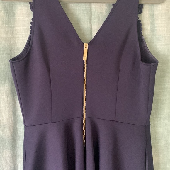 Ted Baker London purple embroidered floral mini dress - Picture 7 of 7